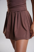 Women's Court Skirt - Brown