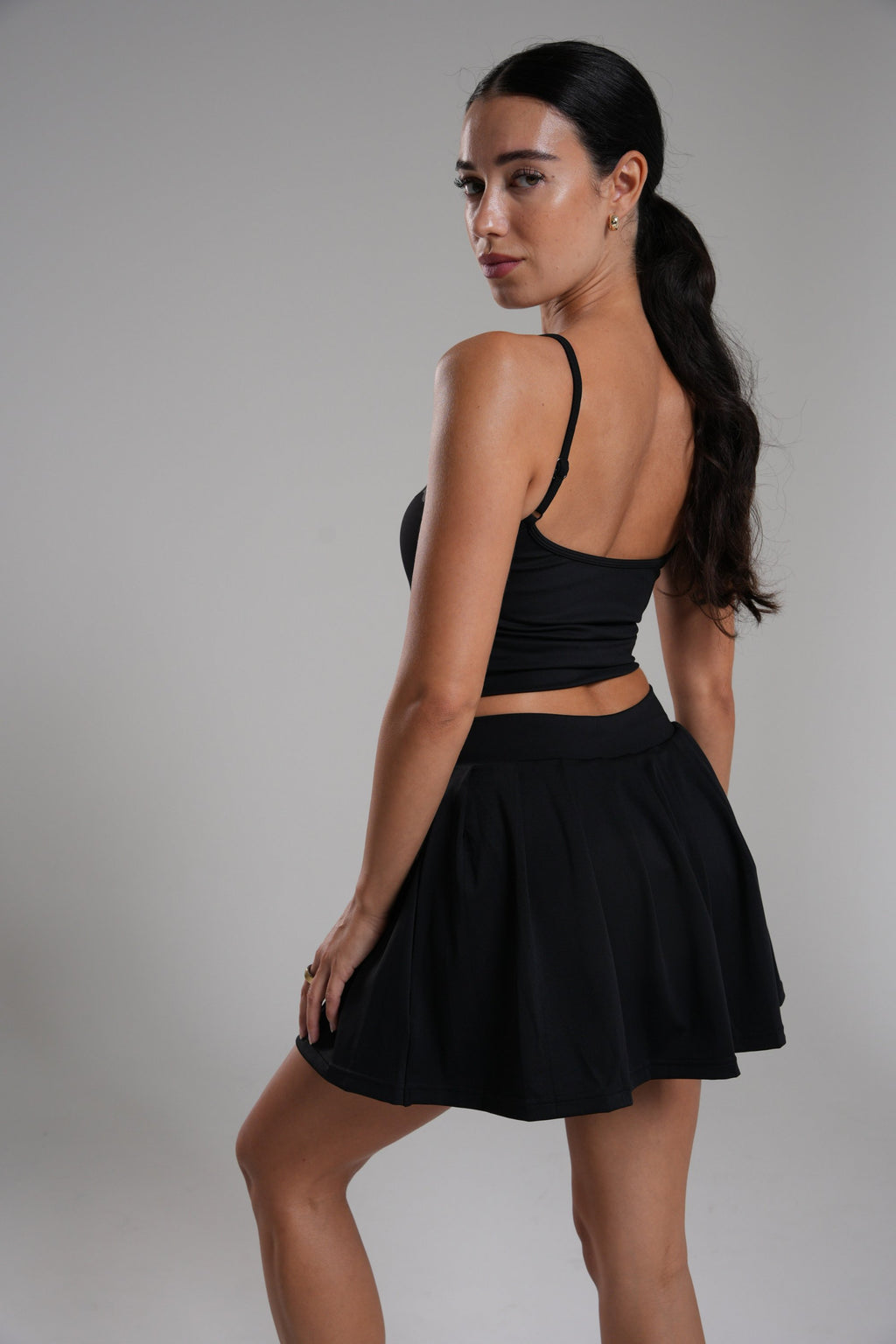 Women's Court Skirt - Black