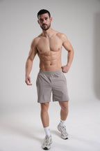Men's Court Shorts - Beige
