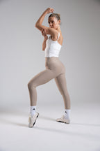 Women's Court Leggings - Beige